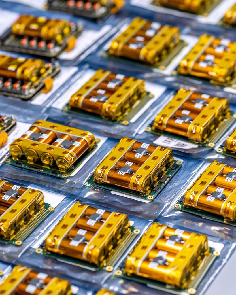 Mass order of satellite electrical power systems and battery packs.