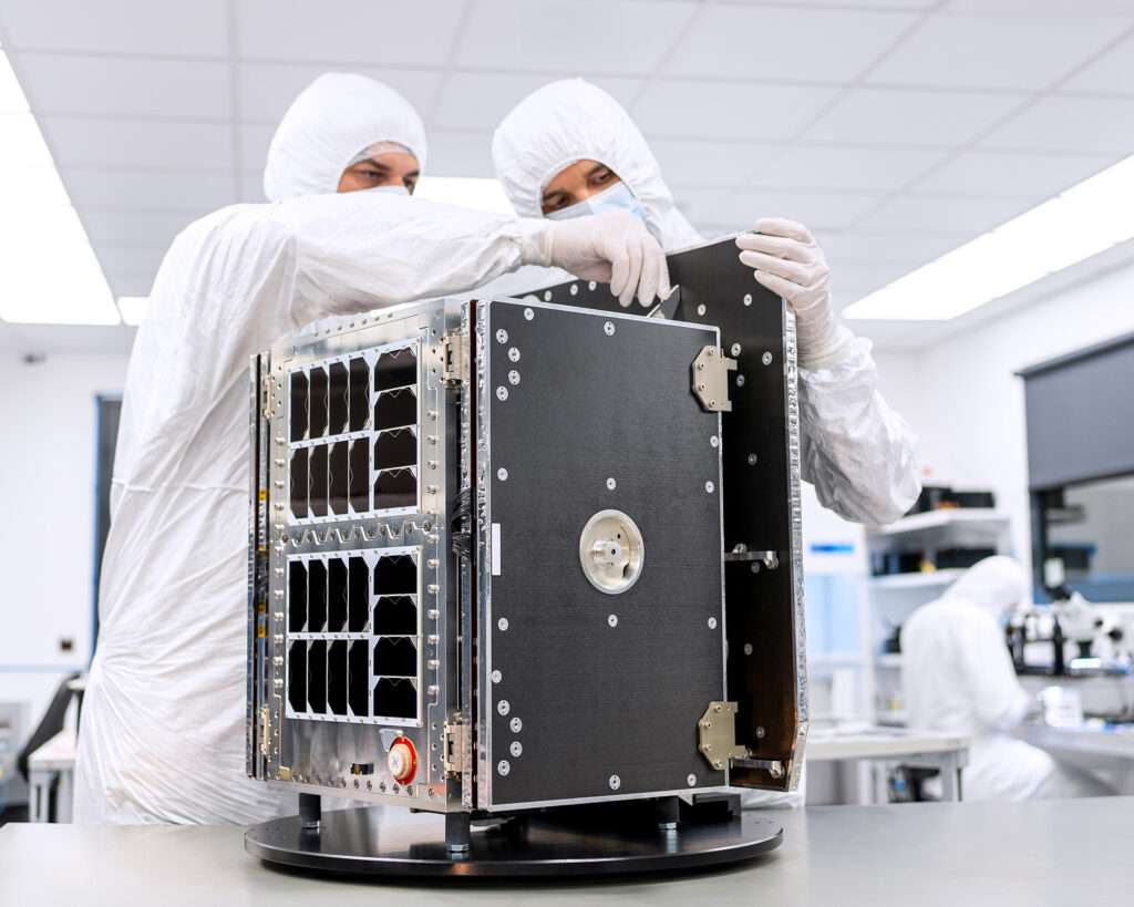 An MP42H microsatellite bus assembly.